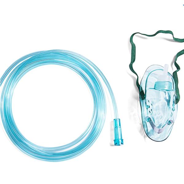 Medical Supplies Disposable Pvc Oxygen Mask Adjustable Oxygen Gas Mask For Adults And Children