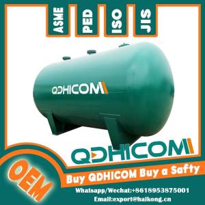 8m3 Capacity Industrial Horizontal Air Receiver Tank Compressed For Pneumatic