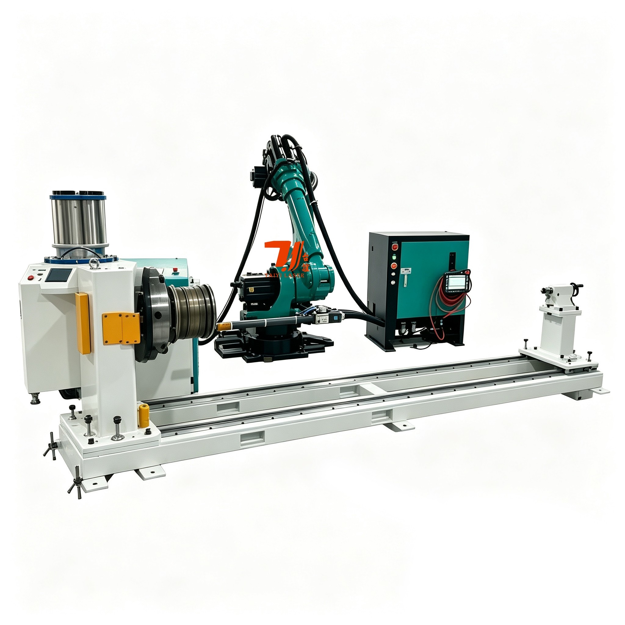 Robot laser cladding machine for Repair and reinforcement shearer picks, hydraulic support columns