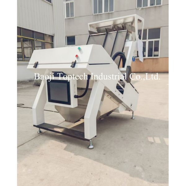 Free Fall Color Separator, Two Tunnel Color Sorter Machine Beans Seeds Sorting