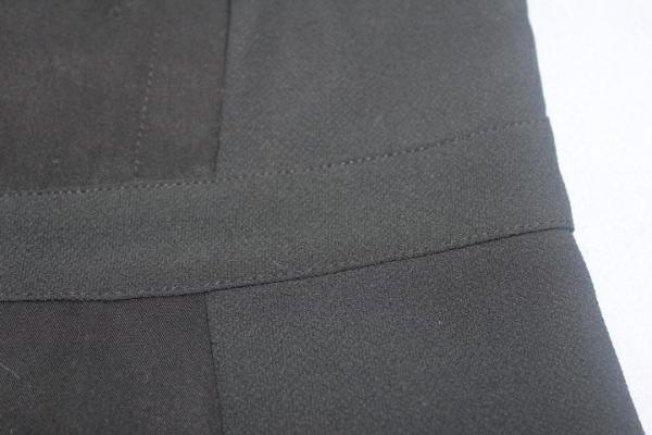 Long Sleeve Splice Fashion Ladies Blouse Black Color Ladies Office Wear Blouses