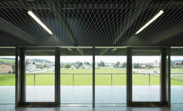 Rhombus Balustrade Decorative Wire Mesh Fence Panels High Strength For Green Wall CE