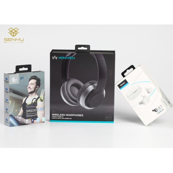 Хандмаде мобильные аксессуары упаковывая коробку наушника наушников с крюком