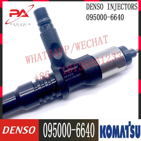 095000-6640 6251-11-3200 6251-11-3201 Komatsu Fuel Injectors For SAA6D125E-5C/5D Engine