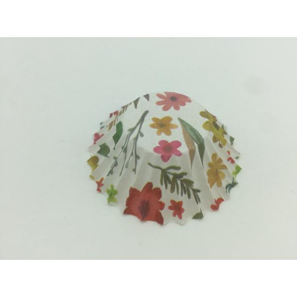 Romantic Rose Colored Paper Cupcake Liners Greaseproof Food Grade Tray Disposable