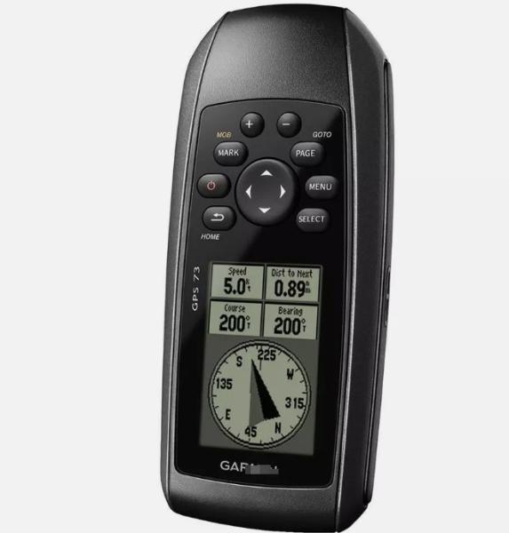 Garmin GPS 73 Handheld Outdoor GPS Receiver With 2.6 Marine Handheld GPS