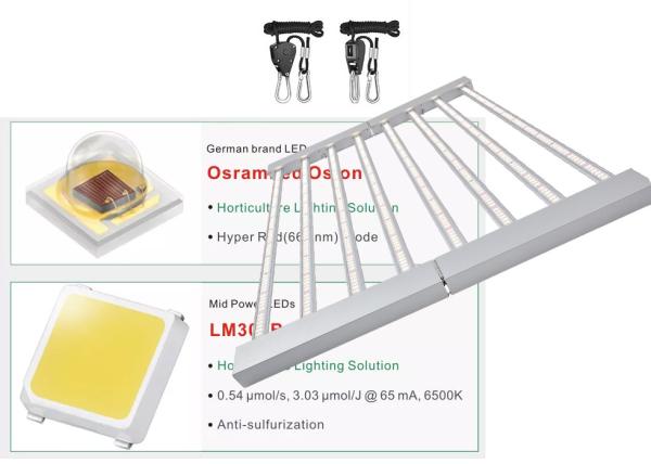 2.9umol/J 680W UV LED Grow Lights For Indoor Plants