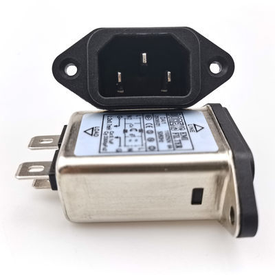 DBA4 Round Single Phase Universal Series Power Filter for Conducted Radiation Testing