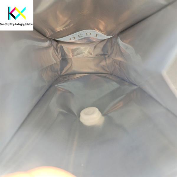 Digital Printed Plastic Pouch Bags Flat Bottom Zipper Bag With Valve