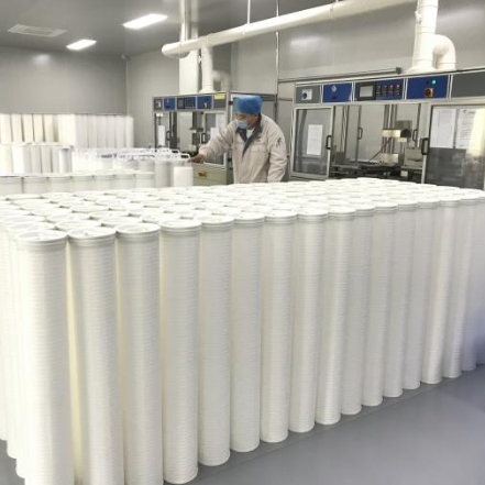 60inch High Flow Filter Cartridge with High Dirt Holding Capacity and 110m3/h Flow Rate for Water Purification