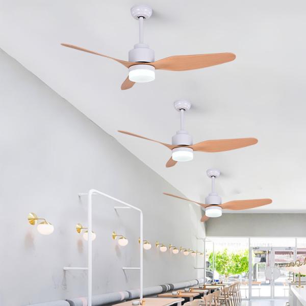 47Inch Abs Plastic Ceiling Fan Blades , 65W Home Office Ceiling Fan With Light