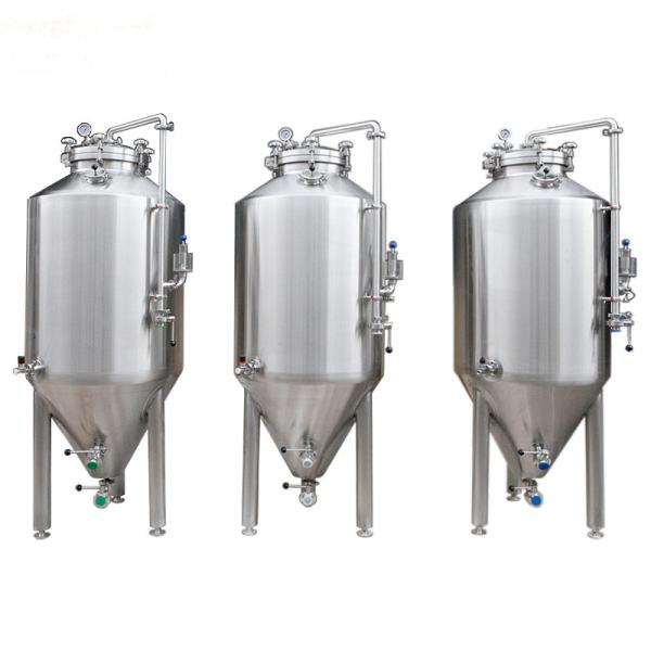 15BBL Customized Conical Beer Fermenter SS304 Brewery With Dimple Plate Jacket