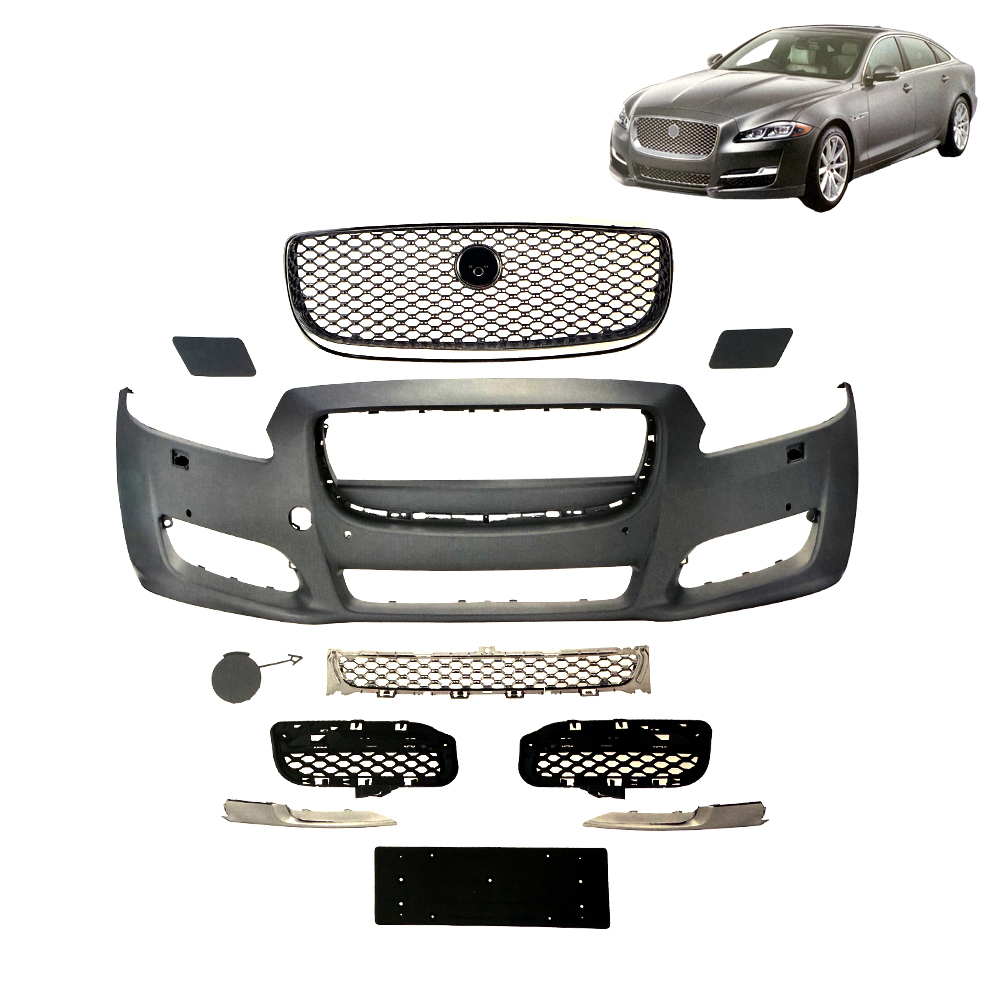 Complete Base Front Bumper Assembly Kit OE C2D45315LML for 2016 Jaguar XJ X351 Facelift