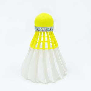 Yellow Badminton Training Shuttlecock Goose Flex Feather Stable Badminton