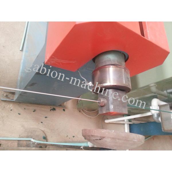 El PVC galvanizado caliente del alambre del hierro cubrió la máquina para la tela metálica hexagonal 4kw