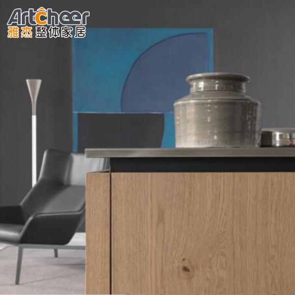 Half Bullnose Countertop Design kitchen cabinet set OEM Accepts Customization