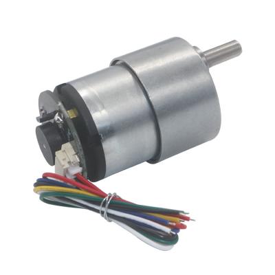 motores pequenos da engrenagem da C.C. de 600rpm 24V com Hall Encoder