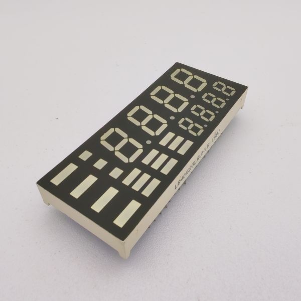 Pantallas LED de 7 segmentos de 4 dígitos Rojo/Amarillo/Verde para hornos digitales