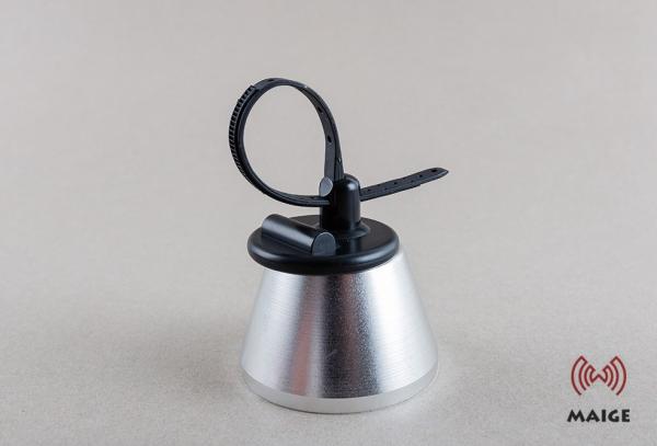 ABS Plastic Material Metal Bottle Tags , Wine Bottle Tags Security Alarm System