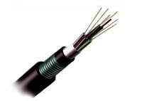 Cabo de fibra óptica do revestimento GYTA do PE com membro de força central de aço