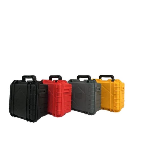 Lockable Waterproof Tool Box with Durable 304 Steel Hinges Secure Press Lock and High-Density Sponge Lining