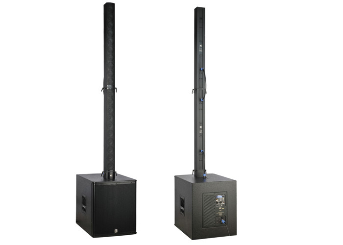 Stage Carvin Column Array Black Paint , Powered Line Array Speaker