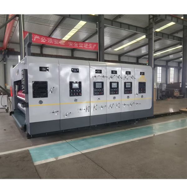 KSPACK 4 Color Carton Corrugated Box Board Flexo Printing Machine