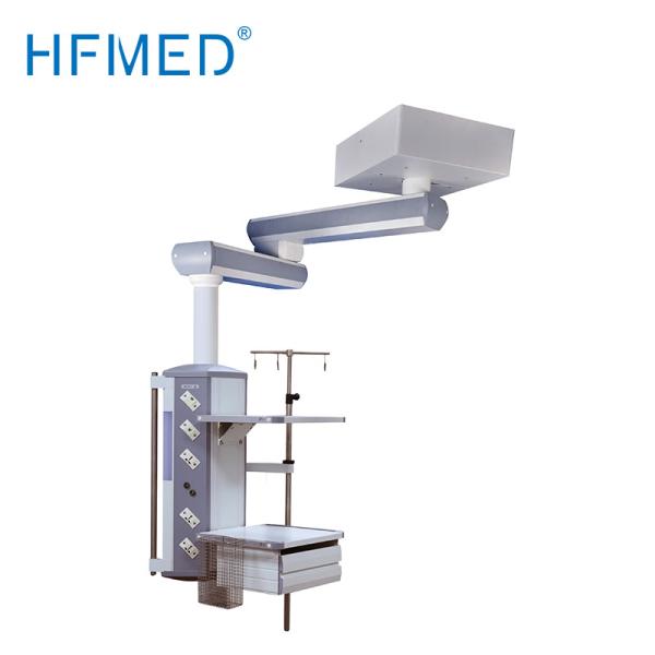 Surgical Medical Gas Pendant , Medical Ceiling Pendant With 1100mm Single Arm