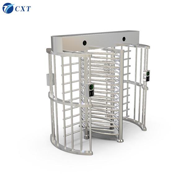 304 Stainless Steel Full Height Turnstile with Anti-Trailing and Bi-directional Pass for Secure Access Control