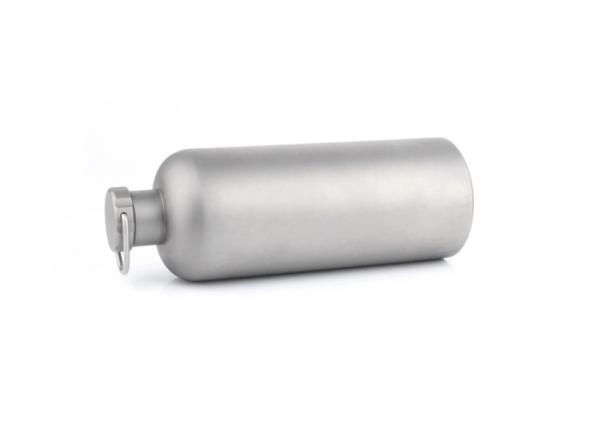 Ultralight Titanium Camping Parts Titanium Drink Bottle 600ml With Titanium Lid