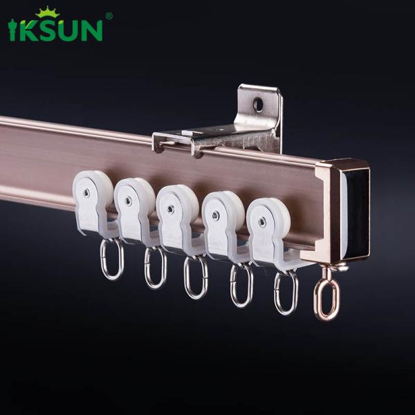 Minimalist Matte Flexible Curtain Rail Ceiling Mount Multifunctional Curtain Trck
