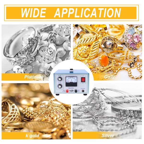 Tooltos 50A Blue Pulse Sparkle Jewelry Spot Welding Machine With 450W Power 0.6-1.2mm Welding Range