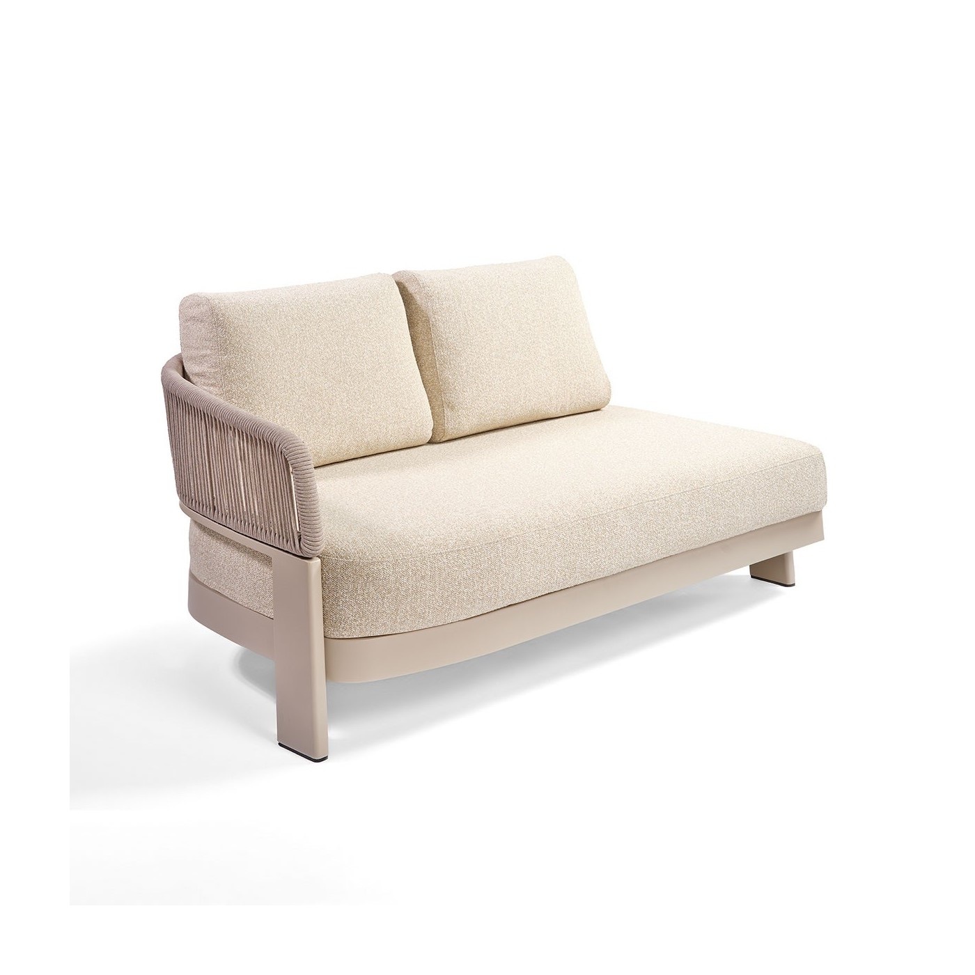 2026 New Designs Outdoor Rope Furniture Garden Sofa. Jamaica Sectional SN-2664