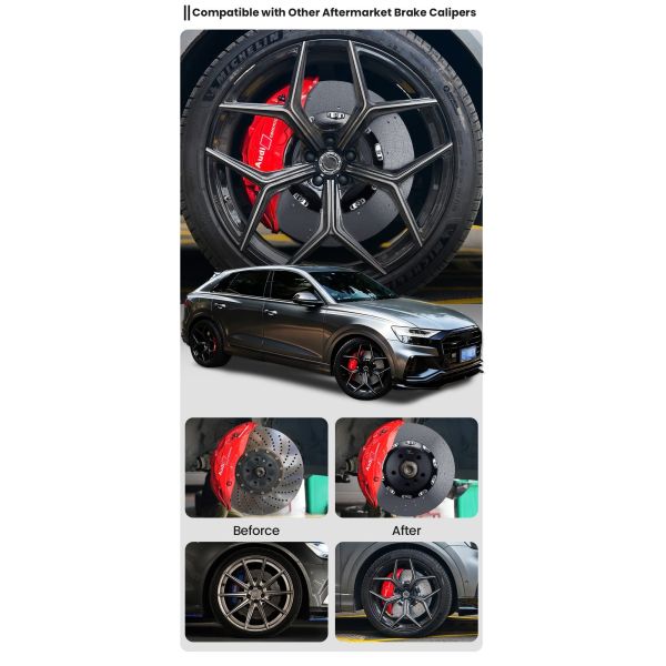 TEI Carbon Ceramic Brake Discs Rotor 380mm/400mm/410mm 420mm Brake Rotor for G87 G80 G82 F90 M2 M3 M4 M5 BMW