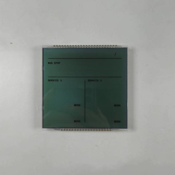 Custom Segment LCD for Vehicle Display RoHS Compliant TN STN FSTN VA Segment LCD Display