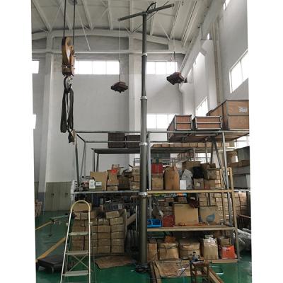 6m CCTV pneumatic telescopic mast/ inner CCTV looms/ multi functional CCTV masts
