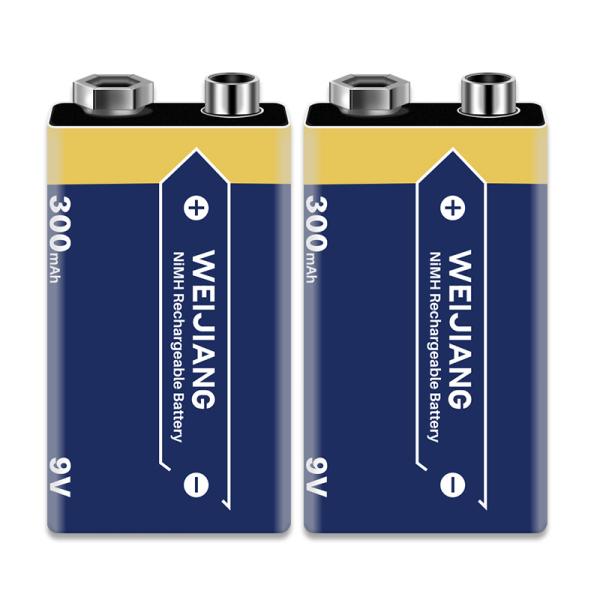 ROSH 9v Rechargeable Battery 500 Cycles 300mAh Nimh Battery For Electrical Toy
