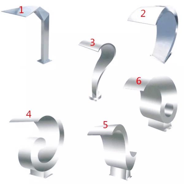 Factory Supply Swimming Pool Cascade Waterfall Fountain Pool Cascade Waterfall jet