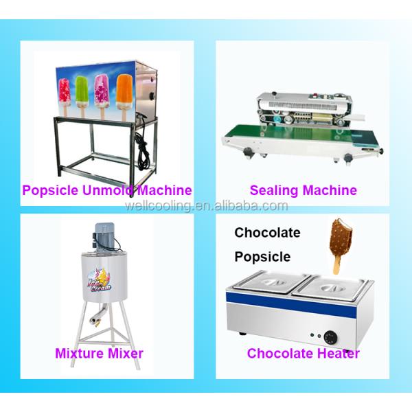 BPZ-06 High Productivity 304 Stainless Steel Ice Lolly Popsicle Machine