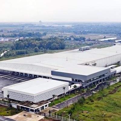 Construcción de marco de acero de color uniforme acero galvanizado en caliente