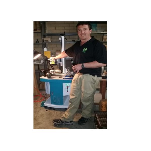 Расход энергии машины маркировки лазера украшений колеса шестерни металла расклассифицированный в 1200