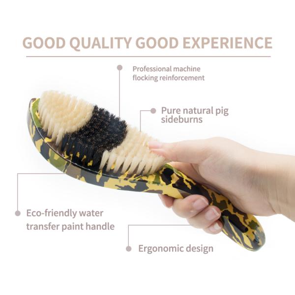 Частный маркированный борщ для волос с средней твердостью с кривой щеткой