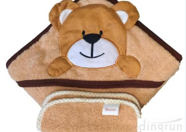 OEM Accepted Baby Hooded Towels For Toddlers Various Designs 75*75cm
