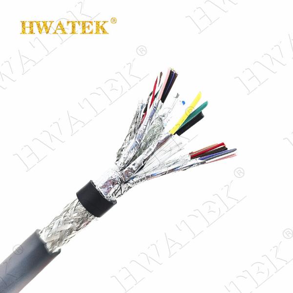 защищаемый 18Cx24AWG кабель серого цвета FRLSH ATC выполненный на заказ