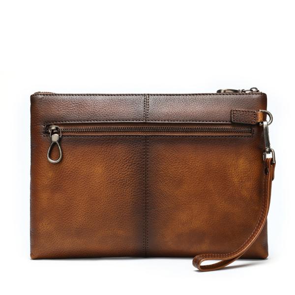 Cross-Border European And American Men'S Handbags Genuine Leather Men'S Handbags Retro Fashion Cowhide Men'S Bags Large Capacity Wholesale