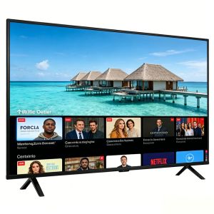 55 Inch 4K Smart TV Ultra HD Thin Bezel Android Television for Home