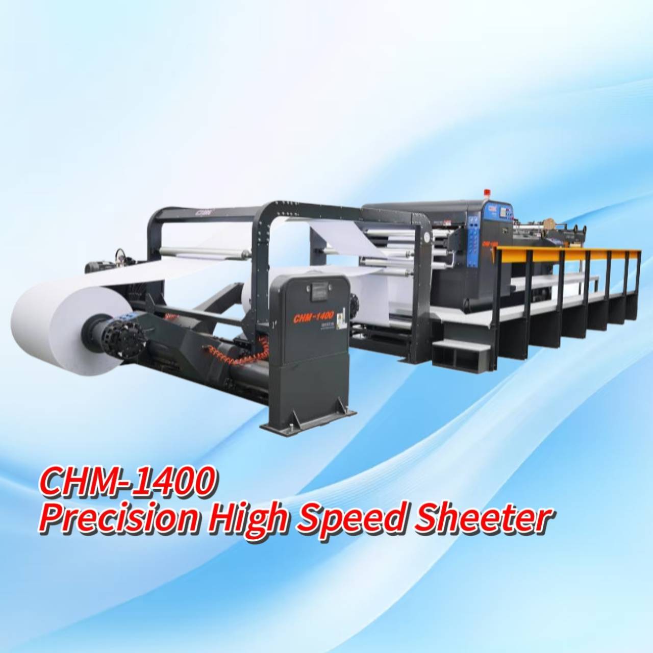 High Precision Paper Roll Cutting Machine CHM1100/1400/1700/1900mm 