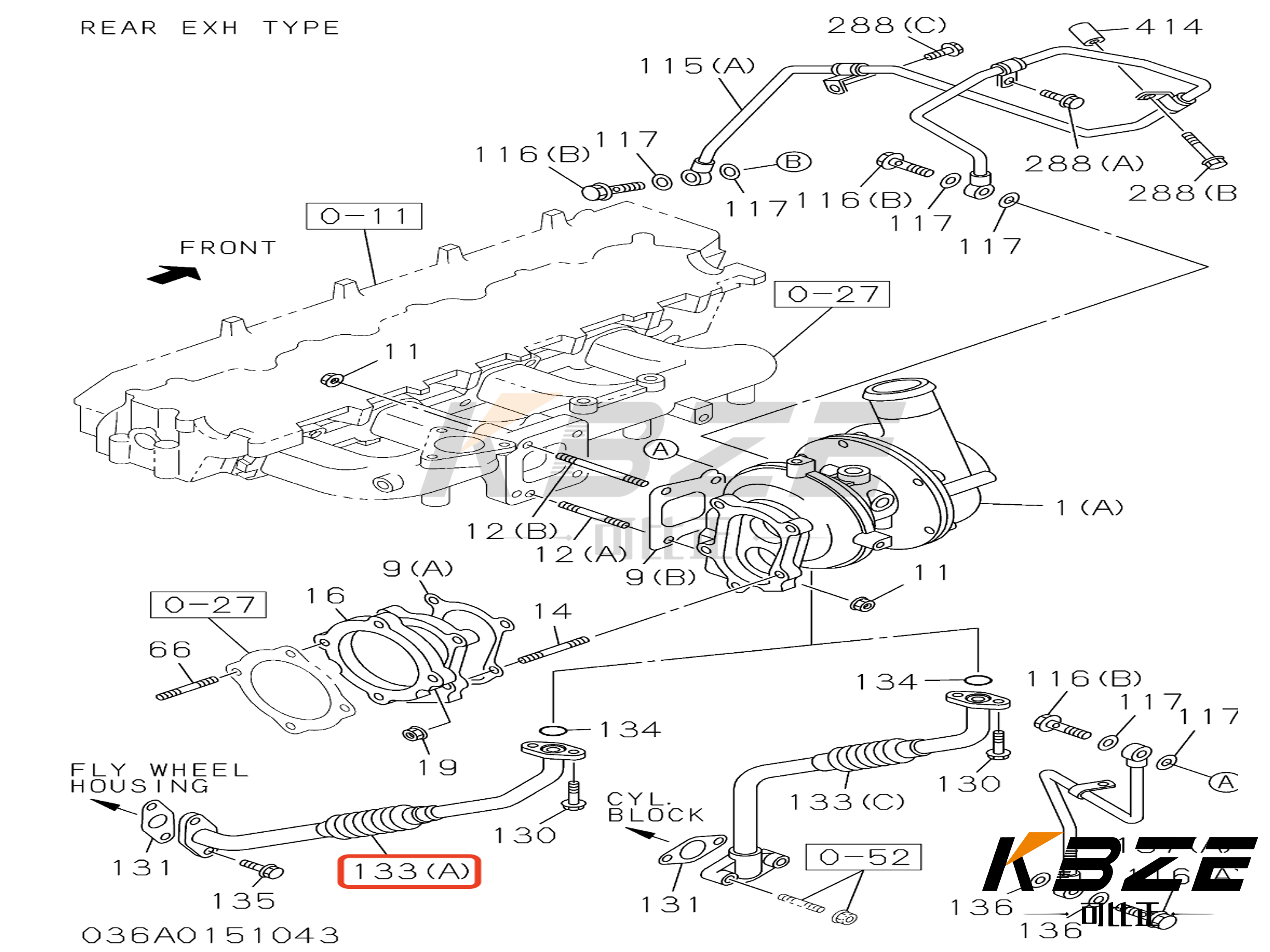 8-97362760-0 8973627600 HITACHI ZAX200-3 ZAX210-3 ZAX240-3 TURBO ОЛЕЙ РЕТРНЫЙ ПИУП ПЕРЕМЕНИЯ для ISUZU 4HK1