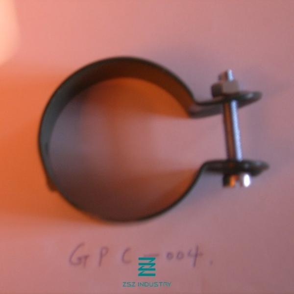 60x40mm Post Anchor Fittings , Chain Link Fence Fittings Iron Bar & Sheet Material