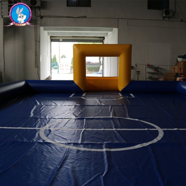 HFootball Sport Game Area Inflatable Manufacturer Ground Inflatable Water Soccer Field Inflatable Soap Football Field Court